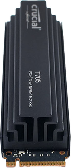 Micron 美光 crucial Gen5 SSD 含散熱器, Crucial T705, 2TB