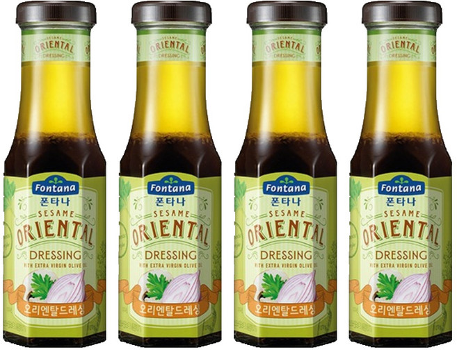 폰타나 오리엔탈 드레싱, 270g, 4개