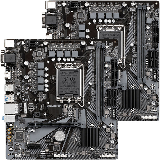 GIGABYTE 技嘉科技 主機板, H610M H V2 DDR4, 2個