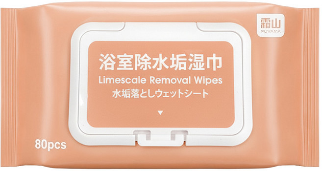 SHIMOYAMA 浴室清潔用除水垢去皂垢濕紙巾, 1入, 1包