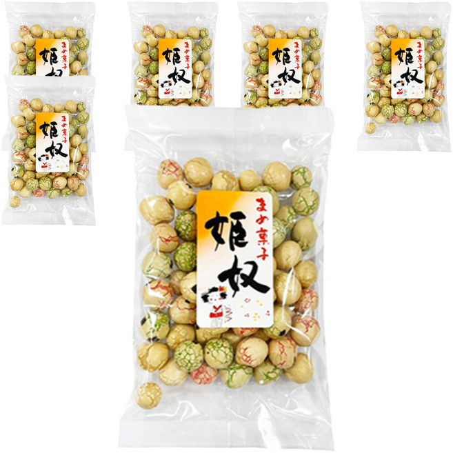 山口 姬奴 豆菓子, 180g, 6包