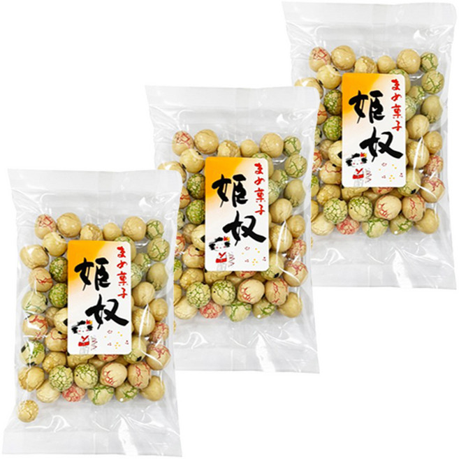 山口 姬奴 豆菓子, 180g, 3包