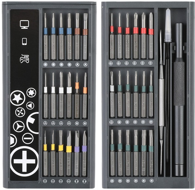 케이디와이 정밀드라이버 세트 39 in 1 KPD-39S, 1세트