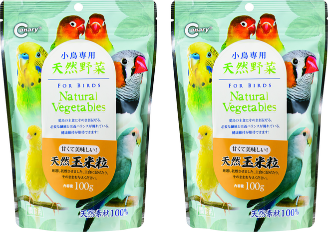 Canary 田園舒食鳥用玉米粒 B-S758, 100g, 2包