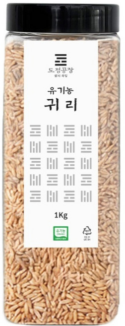 도정공장 유기농 귀리, 1kg, 1개