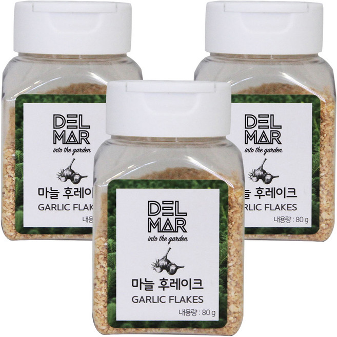 딜리셔스마켓 마늘 후레이크, 80g, 3개