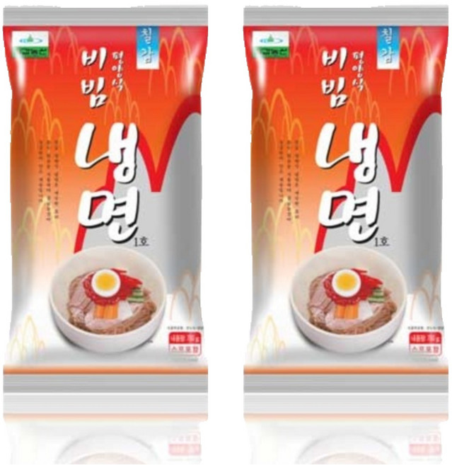 칠갑농산 평양식 비빔냉면, 750g, 2개