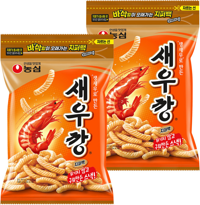 새우깡, 400g, 2개