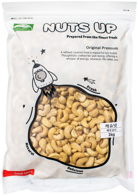 자연두레 너츠업 캐슈넛, 1kg, 1개
