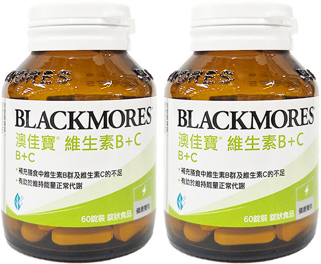 BLACKMORES 澳佳寶 維生素B+C, 60錠, 2罐