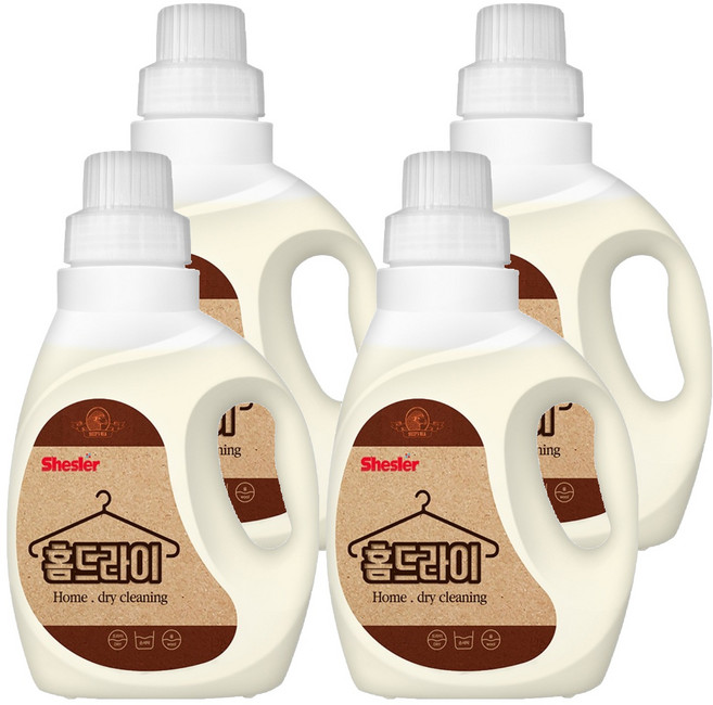 쉬슬러 홈드라이세제 본품, 650ml, 4개