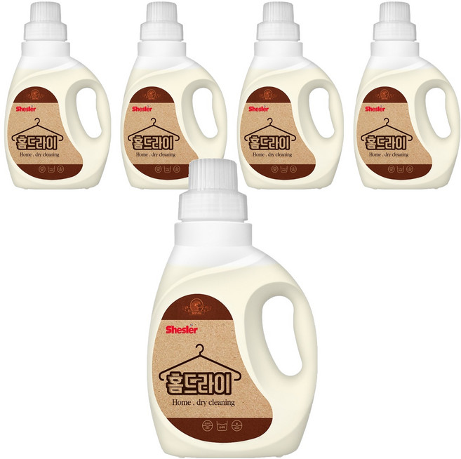 쉬슬러 홈드라이세제 본품, 650ml, 5개