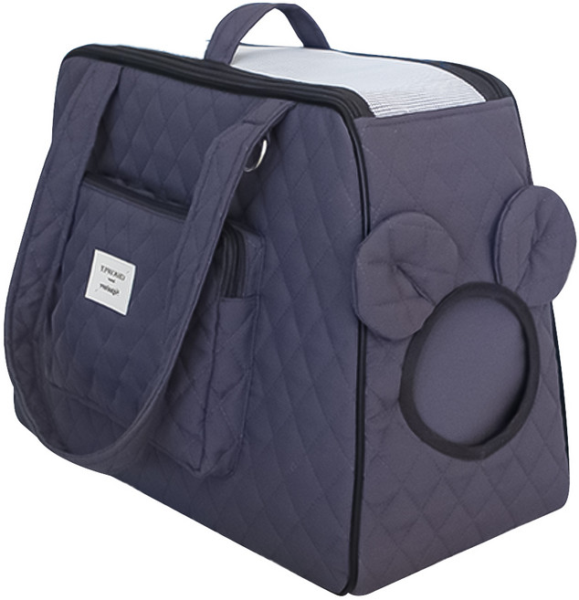 초코펫하우스 에브리데이 캐리온백 + 이너 커버 세트, 그레이, 1개