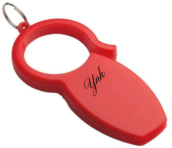 와이엔케이 3 in 1 캠핑용 휴대용 오프너, 레드, 1개