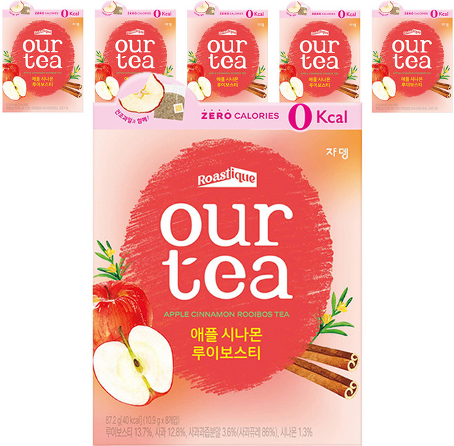 JARDIN our tea 蘋果肉桂路易波士茶, 10.9g, 8入, 6個