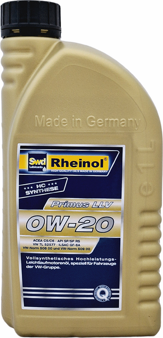 Swd RHEINOL PRIMUS LLV 合成機油, 0W20, 1L, 1瓶