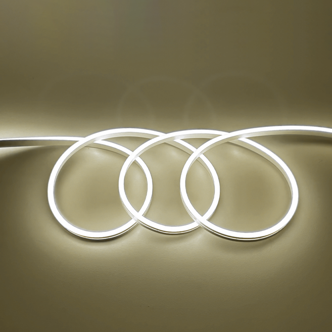 레나에너지 네온 사인 LED 줄 조명 5m, 웜 화이트