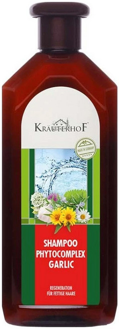KRAUTERHOF 草本莊園 無矽靈植萃草本洗髮精 金蒜牛蒡, 500ml, 1瓶