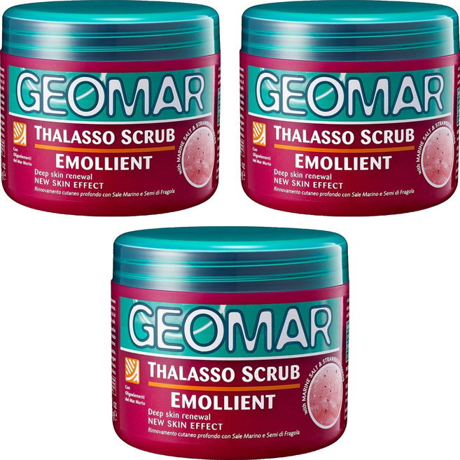 지오마 이몰리언트 바디스크럽, 600g, 3개