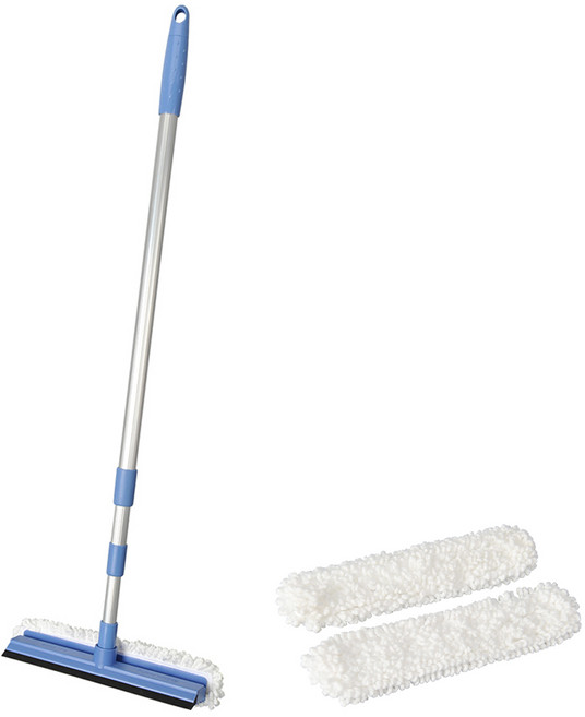 삼정크린마스터 수퍼 3단 유리창닦이 본품 + 걸레 + 리필 2p, 1개