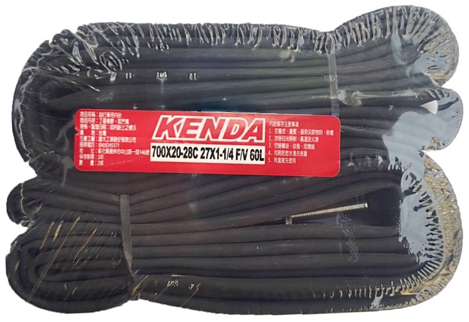 KENDA 建大輪胎 法式氣嘴內胎 60L, 2條