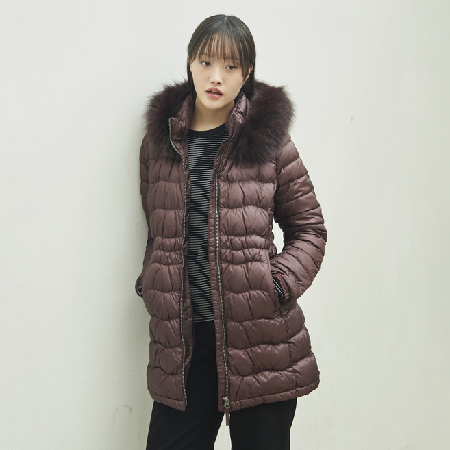 네파 여성용 폭스퍼 엘라스티코 헝가리 구스다운 패딩