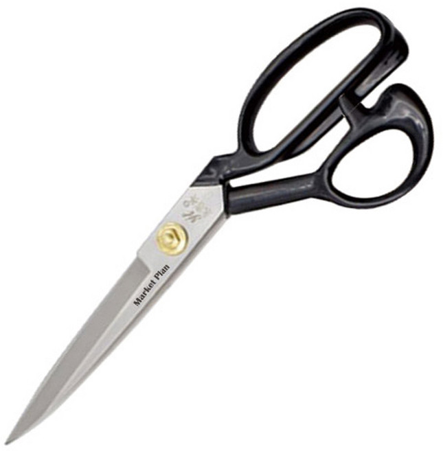 마켓플랜 리벳 프리미엄 재단 가위 11호, 실버, 1개