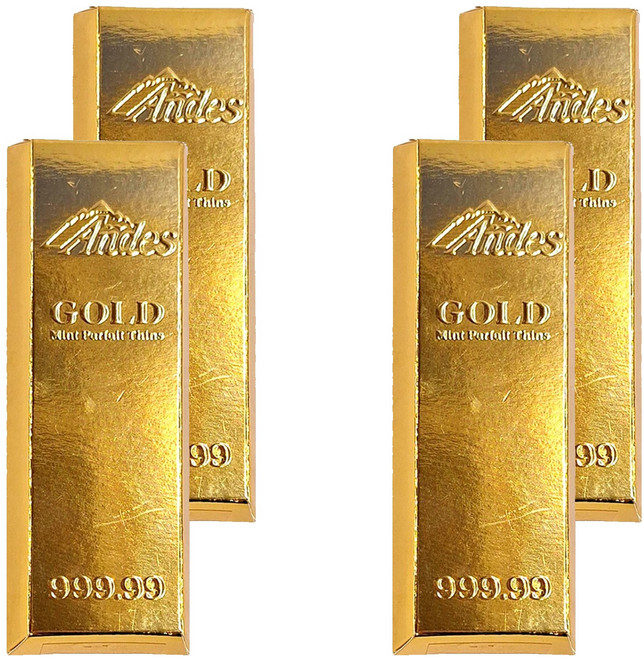 Andes 安迪士 金磚雙薄荷可可薄片, 57g, 4盒