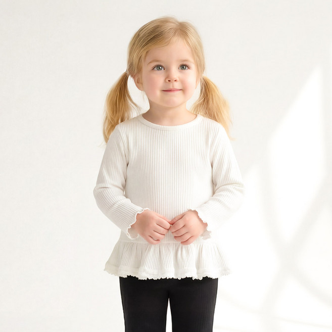 Esther Bunny 艾絲樂小兔 Plumsugar 羅紋荷葉邊T恤