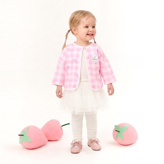 Esther Bunny Little Cheki Love Summer 七分袖開襟衫