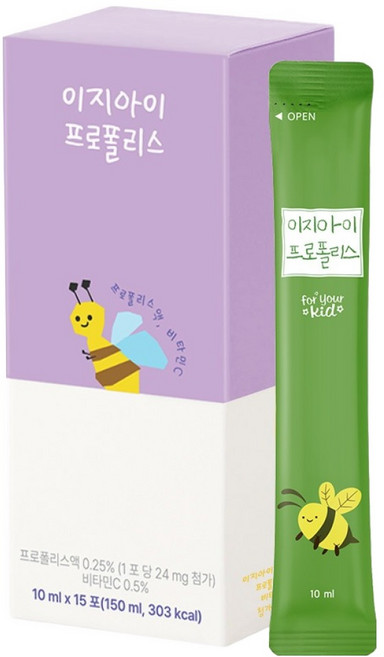 이지바이오메드 이지아이 프로폴리스, 10ml, 15개