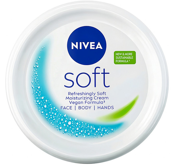 NIVEA 妮維雅 輕柔潤膚霜, 200ml, 1罐