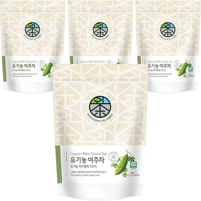 평창다원 유기농 여주차, 1.5g, 20개입, 4개