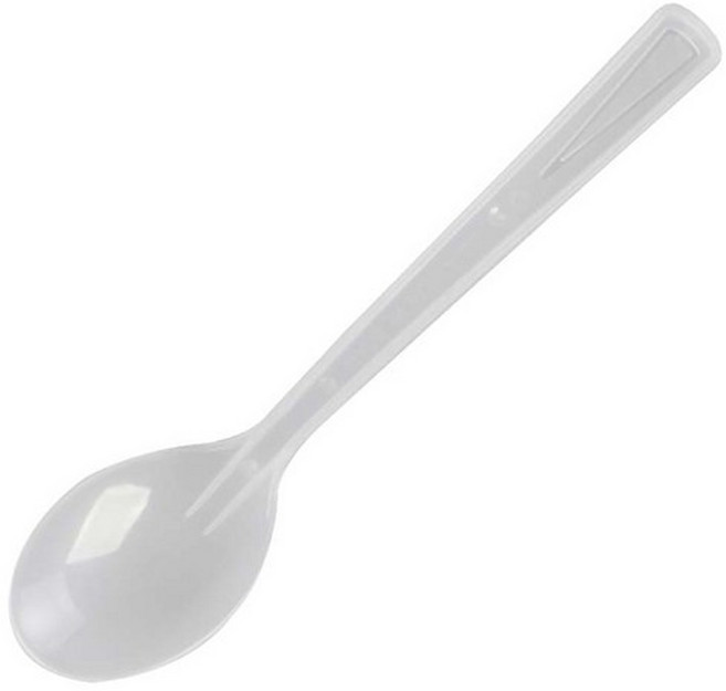 쿡앤락 일회용 숟가락 투명, 100개입, 2개