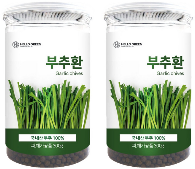 헬로우그린 부추환, 300g, 2개