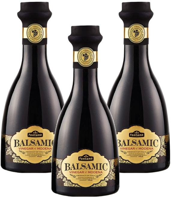 폰타나 모데나 발사믹 식초 골드라벨, 250ml, 3개