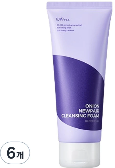 이즈앤트리 어니언 뉴페어 클렌징폼, 150ml, 6개 - 쿠팡