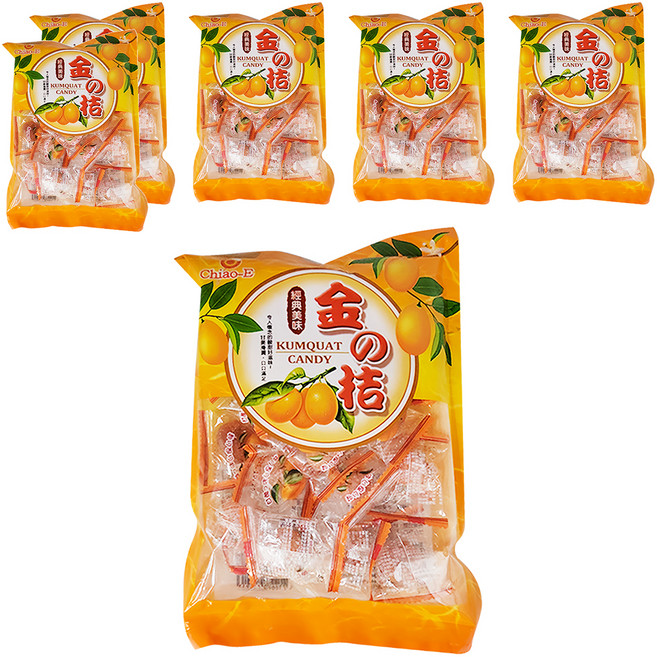 Chiao-E 巧益 金の桔, 165g, 6袋