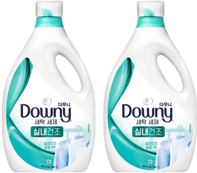 Downy 室內晾衣型衣物專用洗衣精 高效濃縮, 3L, 2瓶