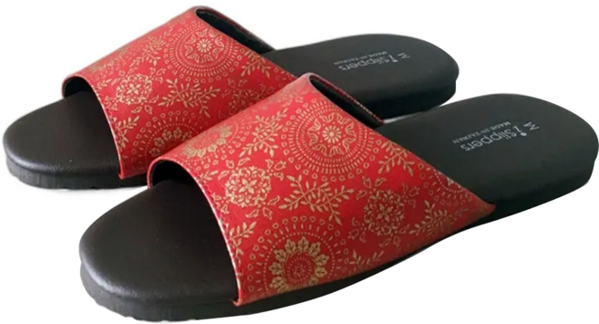 TAIWAN SLIPPER 台灣犀利趴 經典系列 皮質室內拖鞋, 光年紅, 1雙