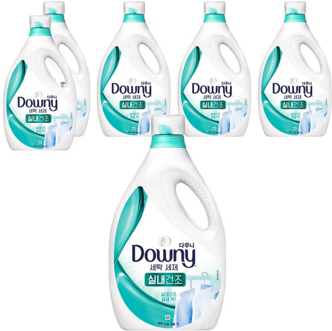 Downy 室內晾衣型衣物專用洗衣精 高效濃縮, 3L, 6瓶