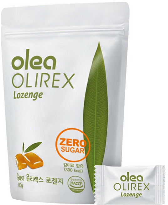 올레아 올리렉스 로렌지 허브캔디, 120g, 1개