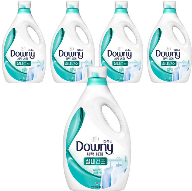 Downy 室內晾衣型衣物專用洗衣精 高效濃縮, 3L, 5瓶