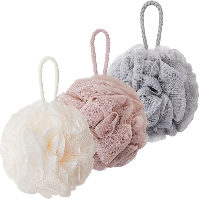 페르노엘 촘촘하고 부드러운 걸이형 버블 샤워볼 세트, 혼합B, 3개입, 1개