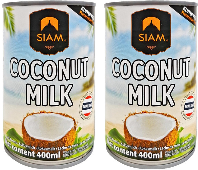 SIAM 椰奶, 400ml, 2罐