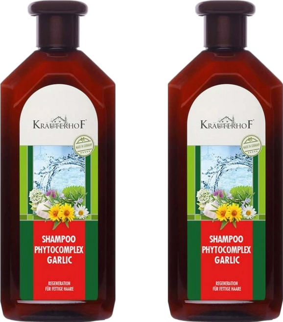 KRAUTERHOF 草本莊園 無矽靈植萃草本洗髮精 金蒜牛蒡, 500ml, 2瓶