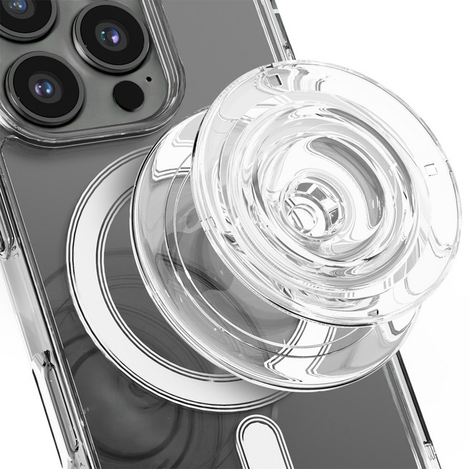 누아트 왕그립 맥세이프 스마트톡, 투명, 1개