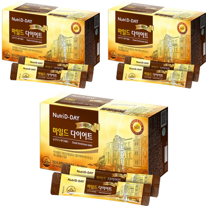 Nutri D-DAY 藤黃果低咖啡因沖泡飲 甜美式口味, 270g, 3盒