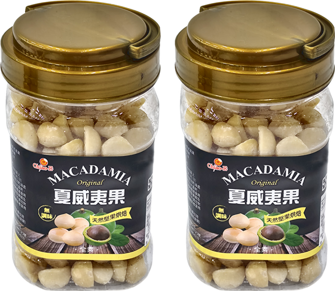 Chiao-E 巧益 夏威夷果罐, 320g, 2罐