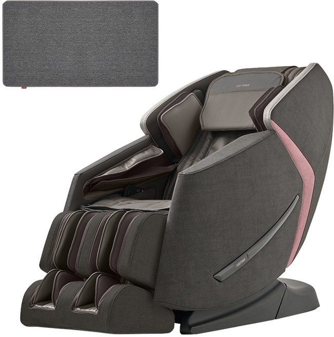 코지마 안마의자 베르가못 + 러그 세트 방문설치, CMC-X2500(안마의자), CRP-03(러그), 혼합색상(안마의자), 그레이(러그)